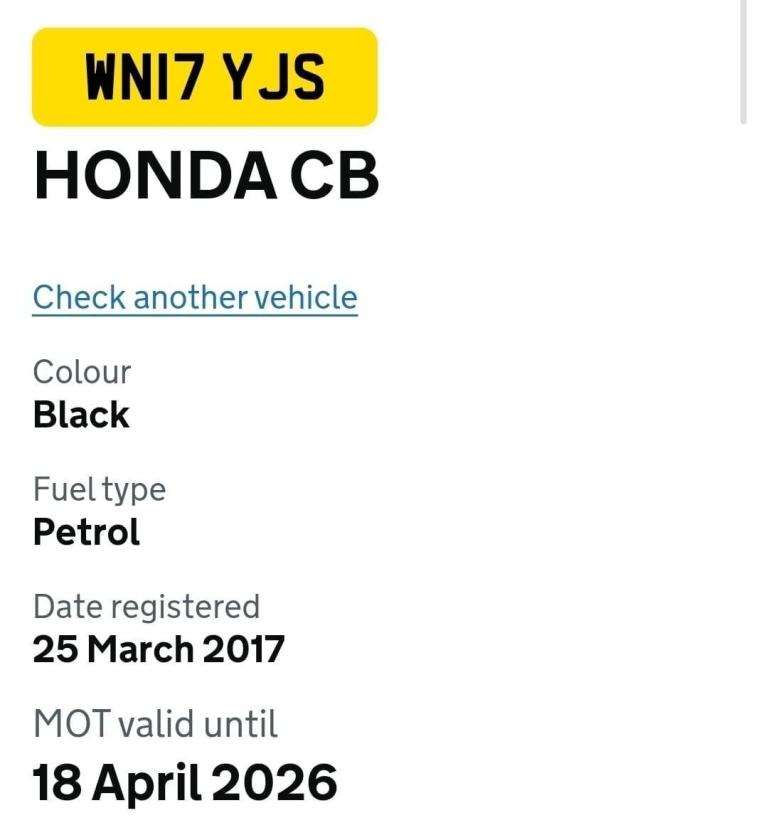 Honda CBR500 ABS 2017