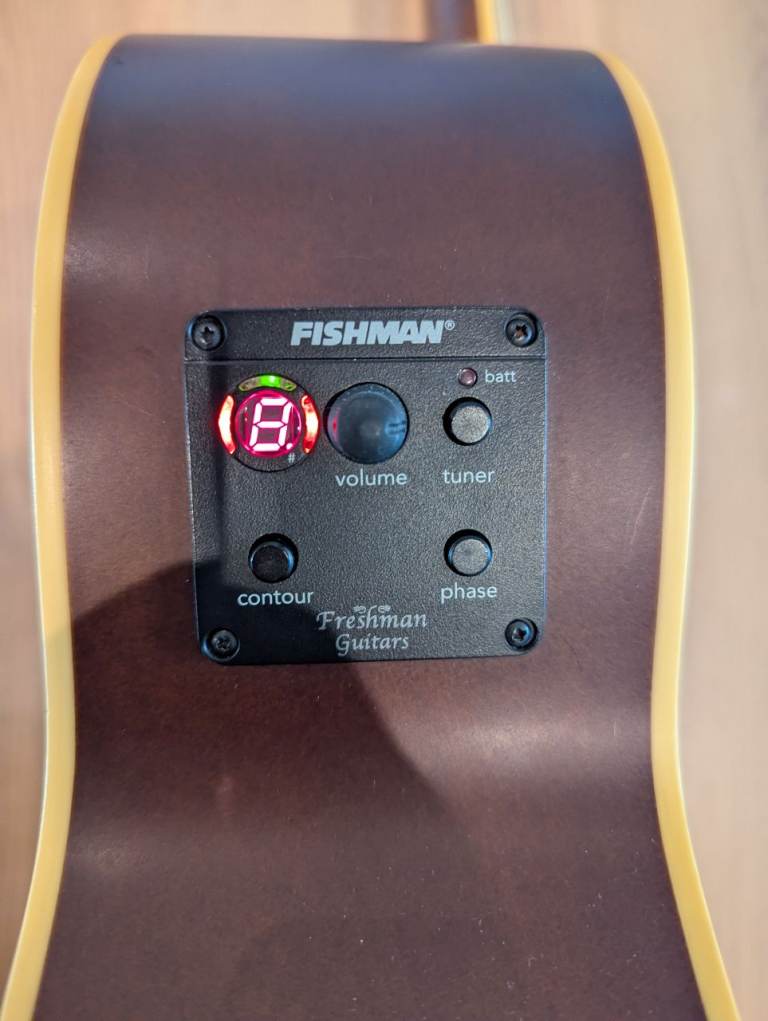 Freshman FA1AN electro acoustic guitar with bag