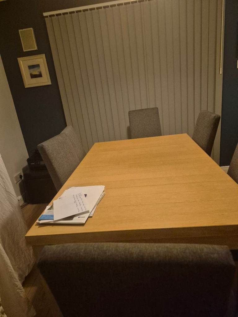 Table, Tall Unit and Sideboard 