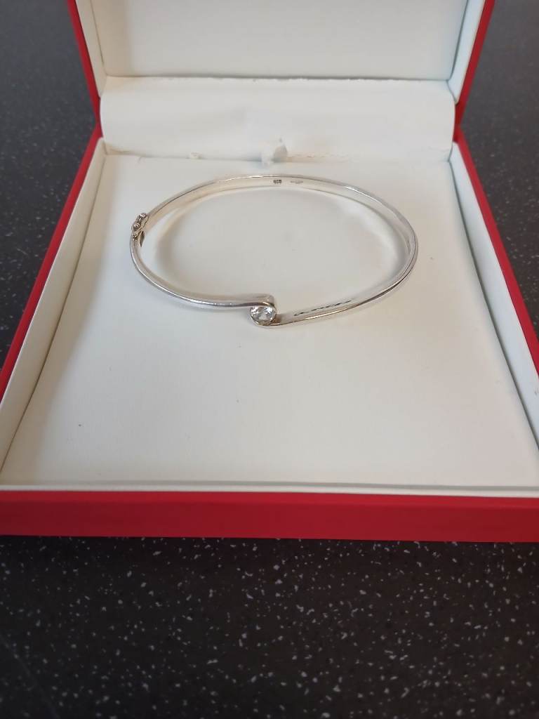 925 silver hinged bracelet 