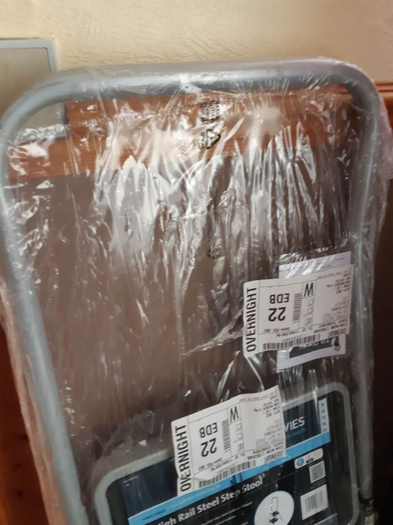 TB DAVIES 3 STEP STOOL UNUSED