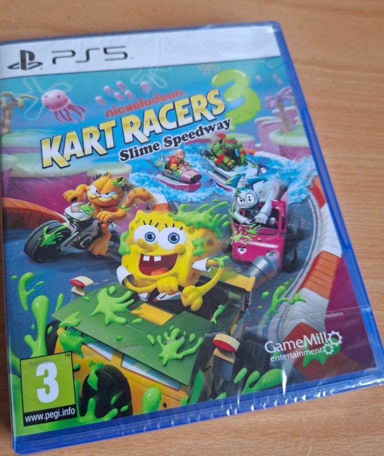 PS5 Nickelodeon Kart Racers 3 Slime Speedway Game – Brand New