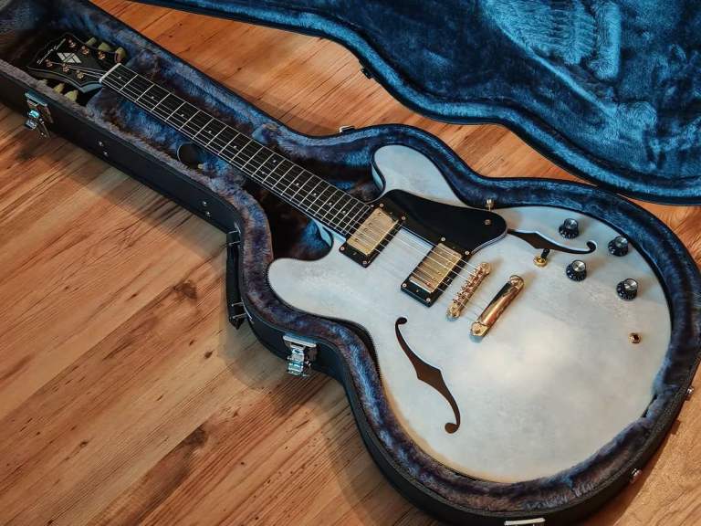 SeventySeven (By Deviser Japan) Exrubato Jazz (ES335) Semi Hollow Guitar (Delivery available) 