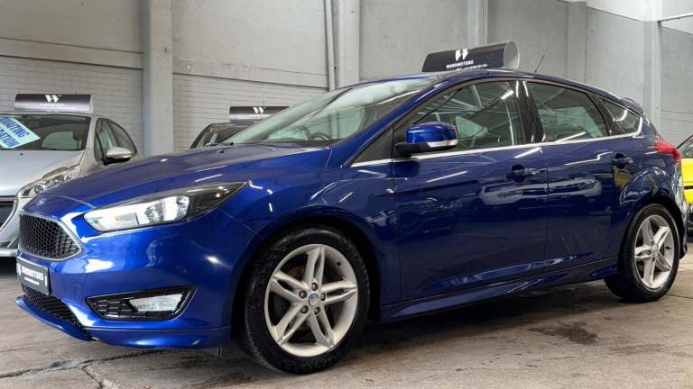 FORD FOCUS 1.0 T EcoBoost Zetec S Blue 5dr LOW TAX+DAB+BLUETOOTH 2015