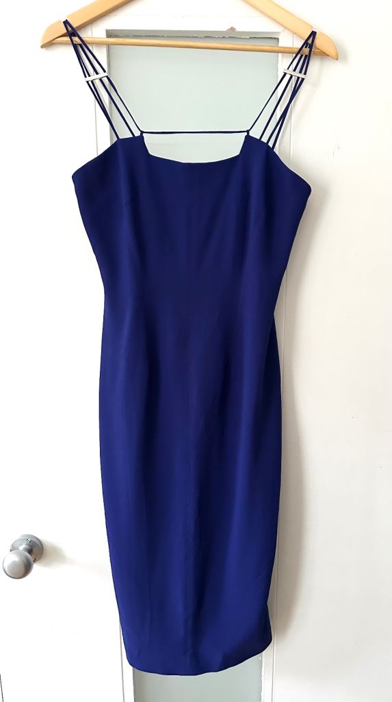 Karen Milen cocktail dress, Royal blue, size S