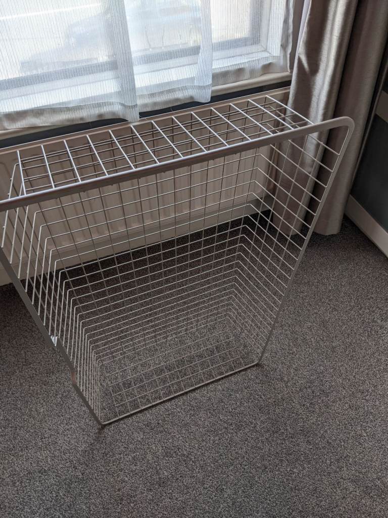 IKEA PAX Wardrobe Metal Drawer Basket Shelf Storage Box KOMPLEMENT Large X2