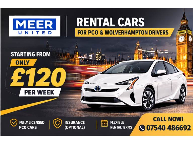 Private Hire Vehicles For Hire 