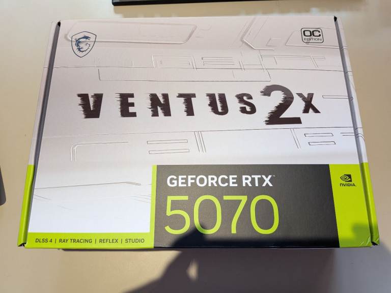 MSI GeForce RTX 5070 Ventus 2X – NEW, Unopened