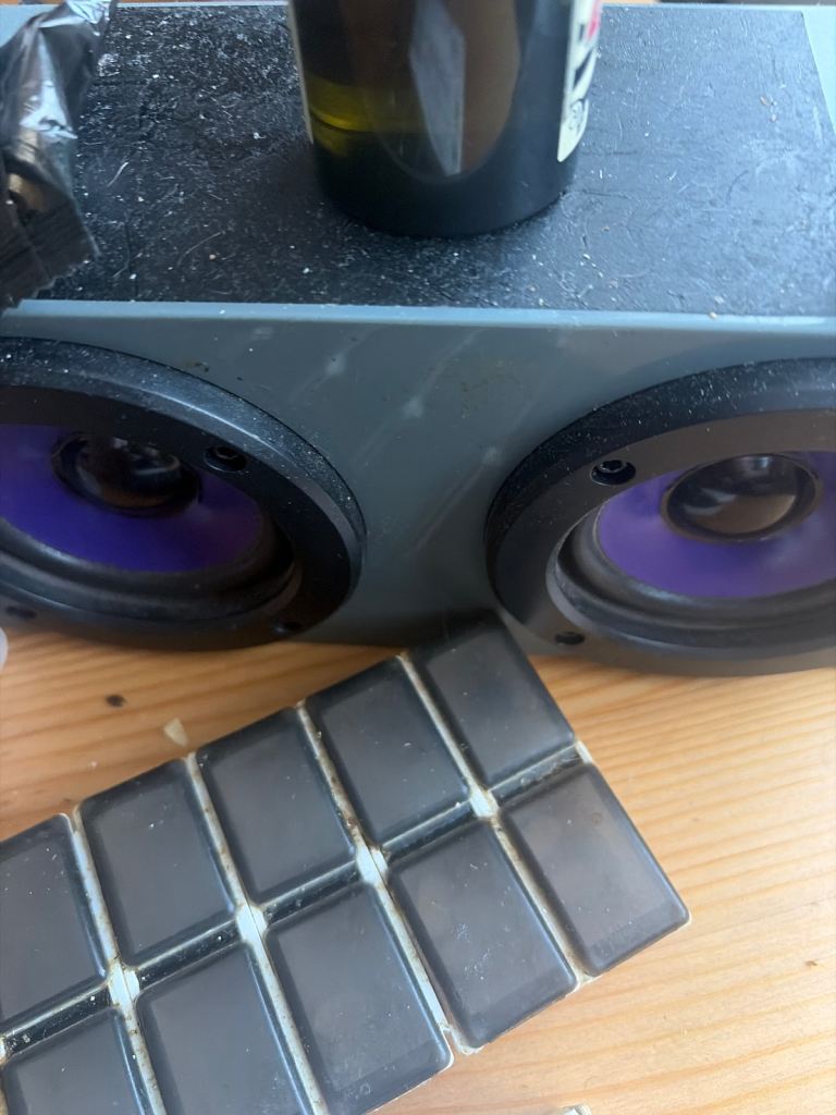 Grey PC Speakers – Good Condition