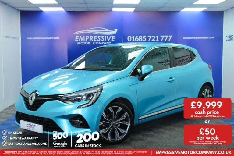 2020 20 RENAULT CLIO 1.0 TCE S EDITION HATCHBACK 5DR PETROL MANUAL EURO 6 (S/S)