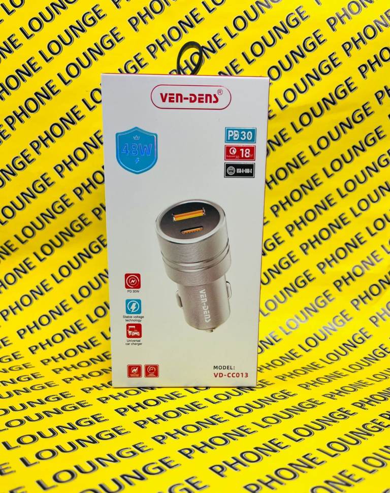 VEn-DEnS 48W Car Charger – Fast, Safe, Universally Compatible