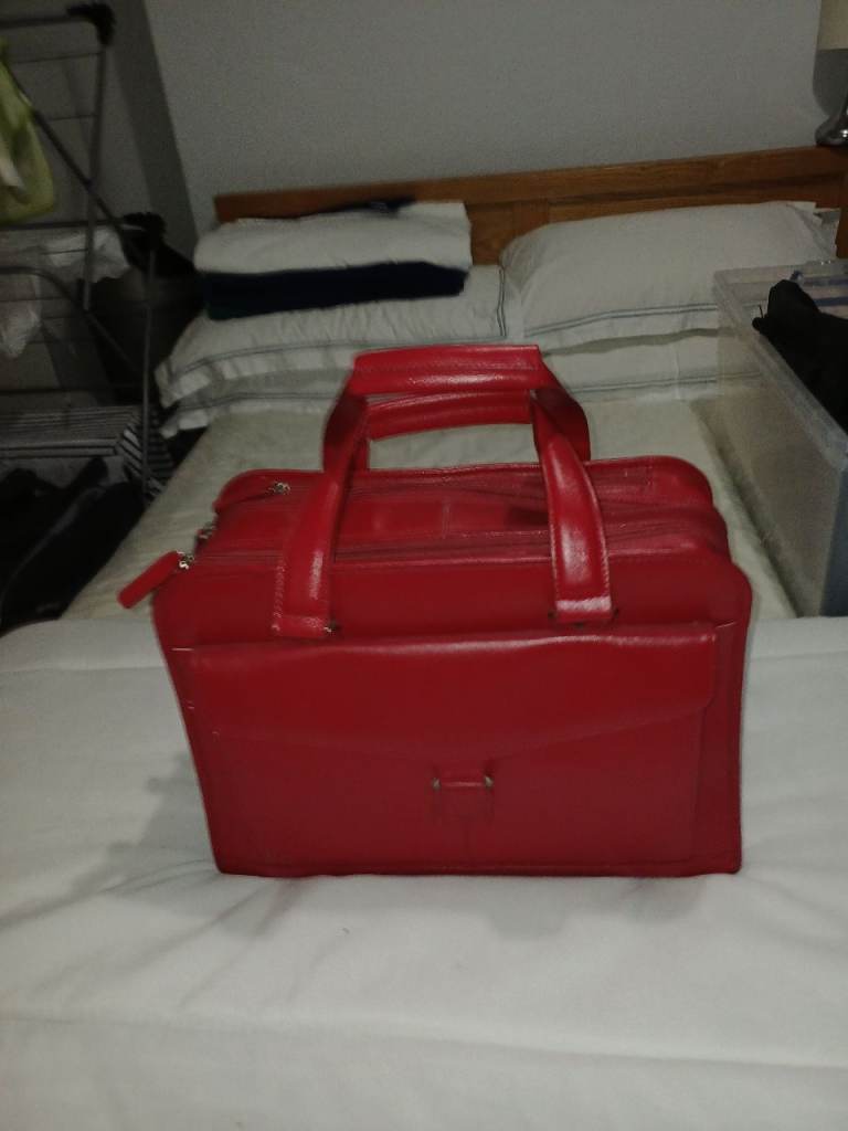 Mobile Office Leather Bag