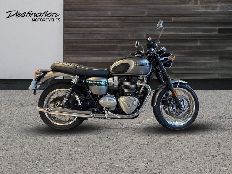 2022 Triumph Bonneville T120 GOLD LINE Petrol silver Manual