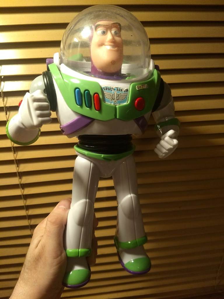 Large Buzz lightyear talking 12 inch toy figure