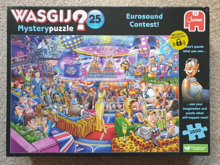 Wasgij Mystery Puzzle 25 Eurosound Contest 1000 Pieces – As Good As New
