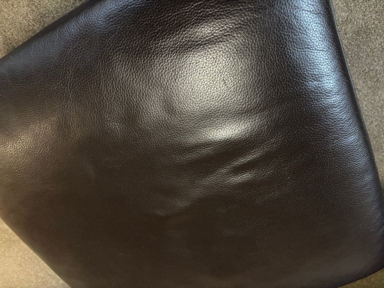 3 Seater Leather Power Recliner Sofa and Footstool Chaise/Corner