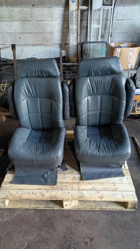 Custom made front van seats, electric 