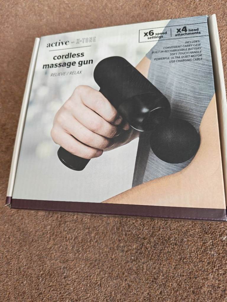 New X -Tone cordless massage gun 