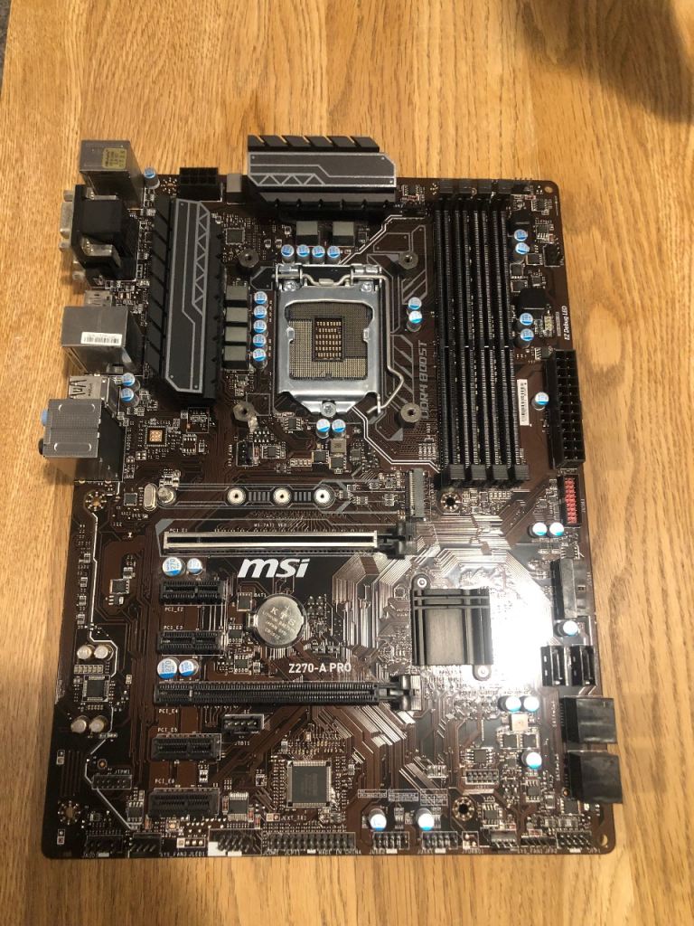 Motherboard MSI Z270 a pro 