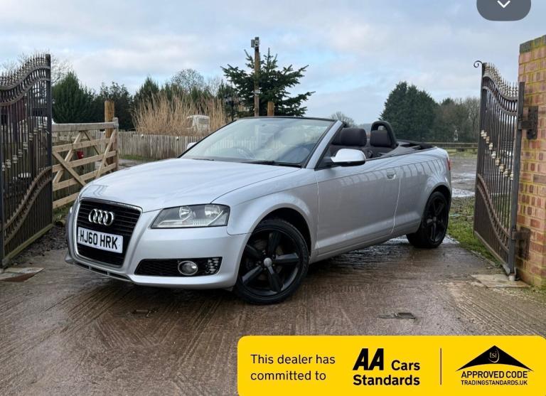 2010 Audi A3 1.6 TDI Technik 2dr CONVERTIBLE Diesel Manual