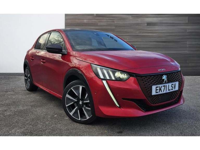  Peugeot E-208 50kWh GT Hatchback 5dr Electric Auto (136 ps) Hatchback Electric Automatic