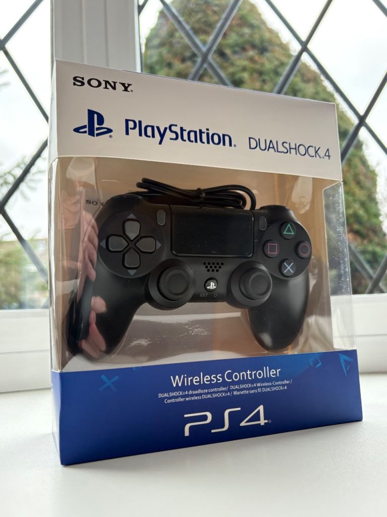 Black DualShock 4 Wireless Controller – Brand New (Sealed)