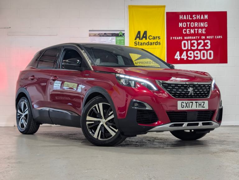 2017 Peugeot 3008 1.2 PureTech GT Line SUV 5dr Petrol Manual Euro 6 (s/s) (130