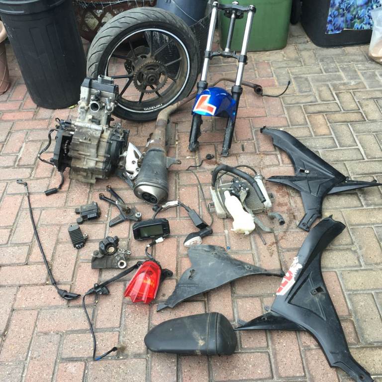Suzuki GSXR 125 Learner Sports Motorbike (2018) Used Parts JOBLOT Spares/Repairs