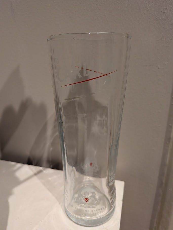 Carling Half Pint Glass. 