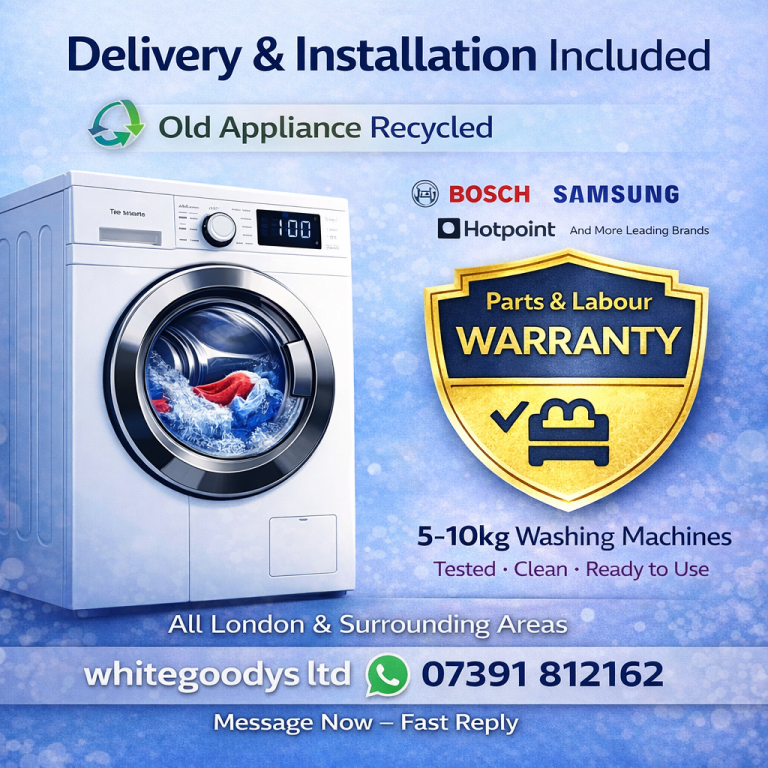 🧺🧊🍳 Washing Machines • Fridge Freezers • Cookers from £75 | Delivery & Installation | London