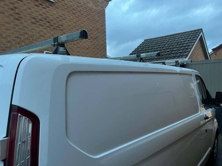 FORD TRANSIT CUSTOM RHINO ROOF RACK , FITS 13 - 24 , 3 BAR , 