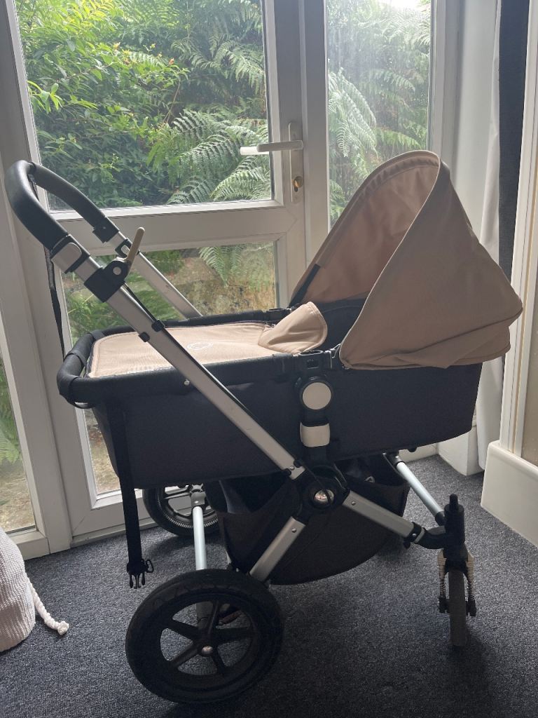 Bugaboo Cameleon Pram/Pushchair – Beige, Good Condition