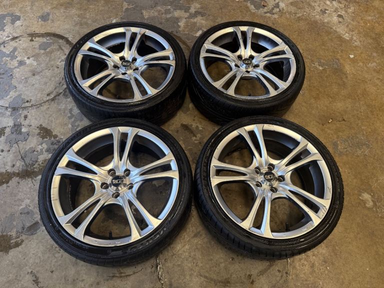 ACE 17” 5x100 ALLOY WHEELS + TYRES SUBARU VW GOLF BORA SKODA FABIA POLO