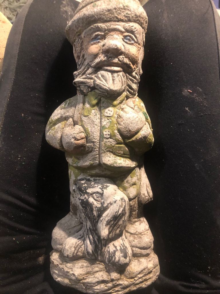  2 Vintage garden gnomes 