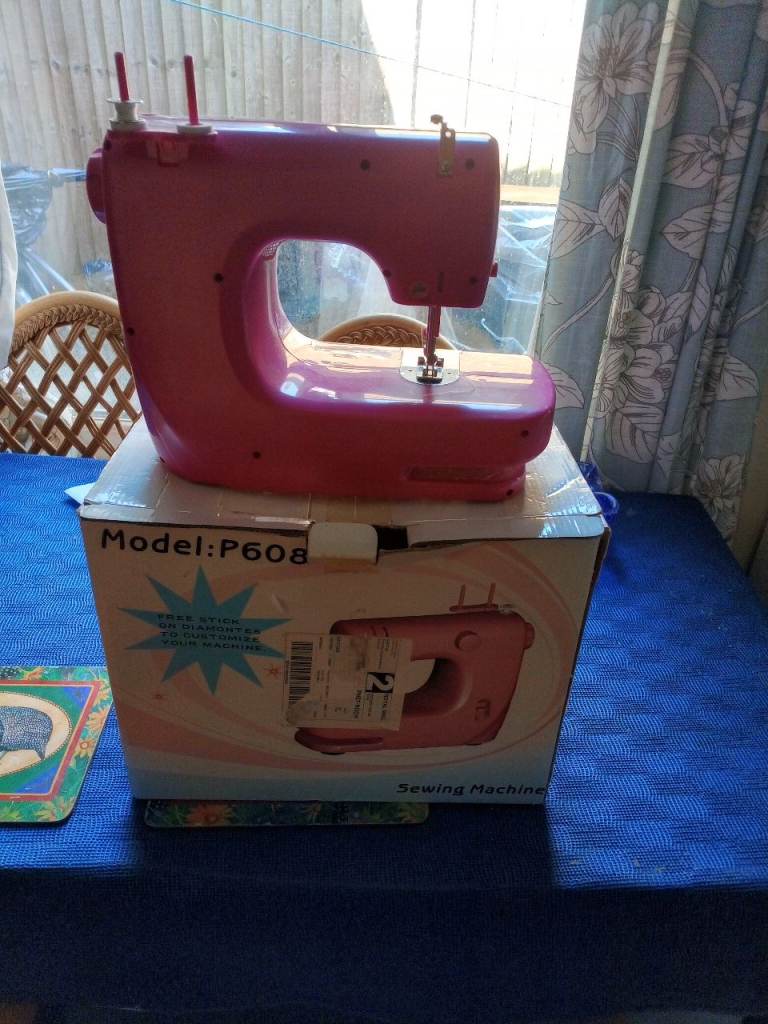 Pink Model P608 Sewing Machine - As Good As New