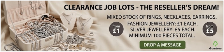 Job Lot Jewellery Clearance - Fashion (£1) & Silver (£5) - Ideal for Resellers)