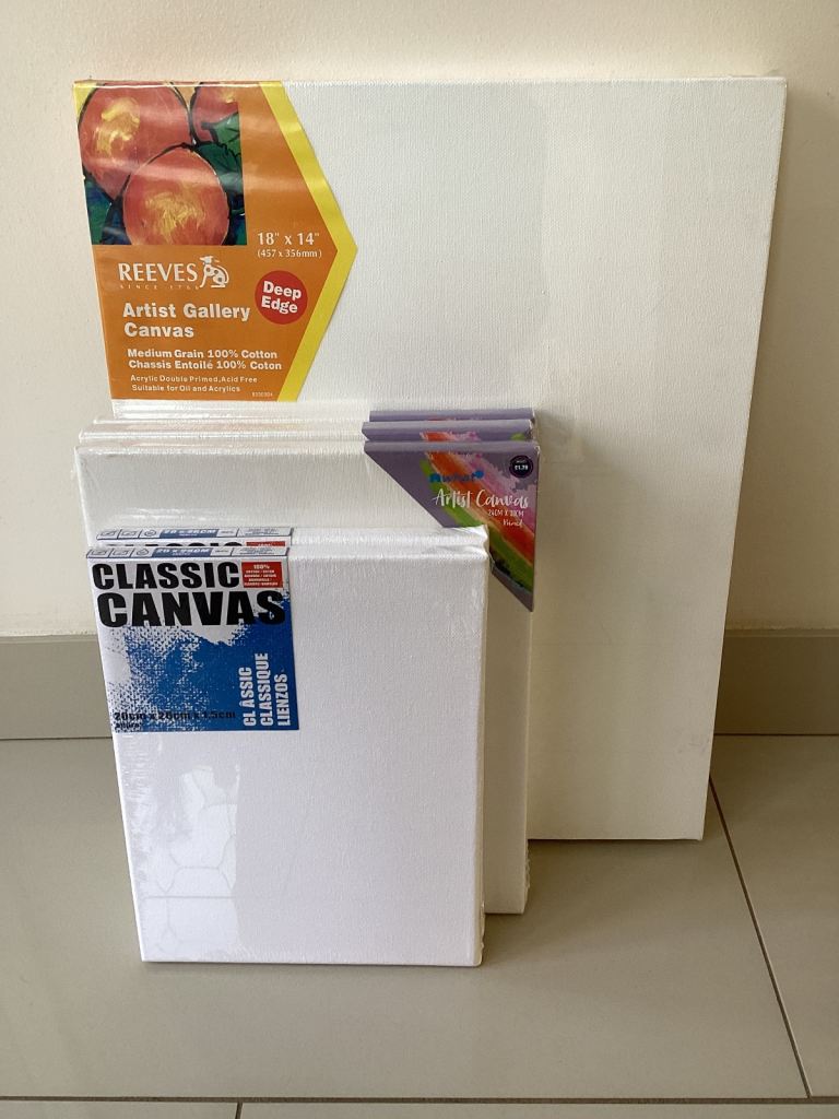 6 New Canvas Frames in varies sizes 