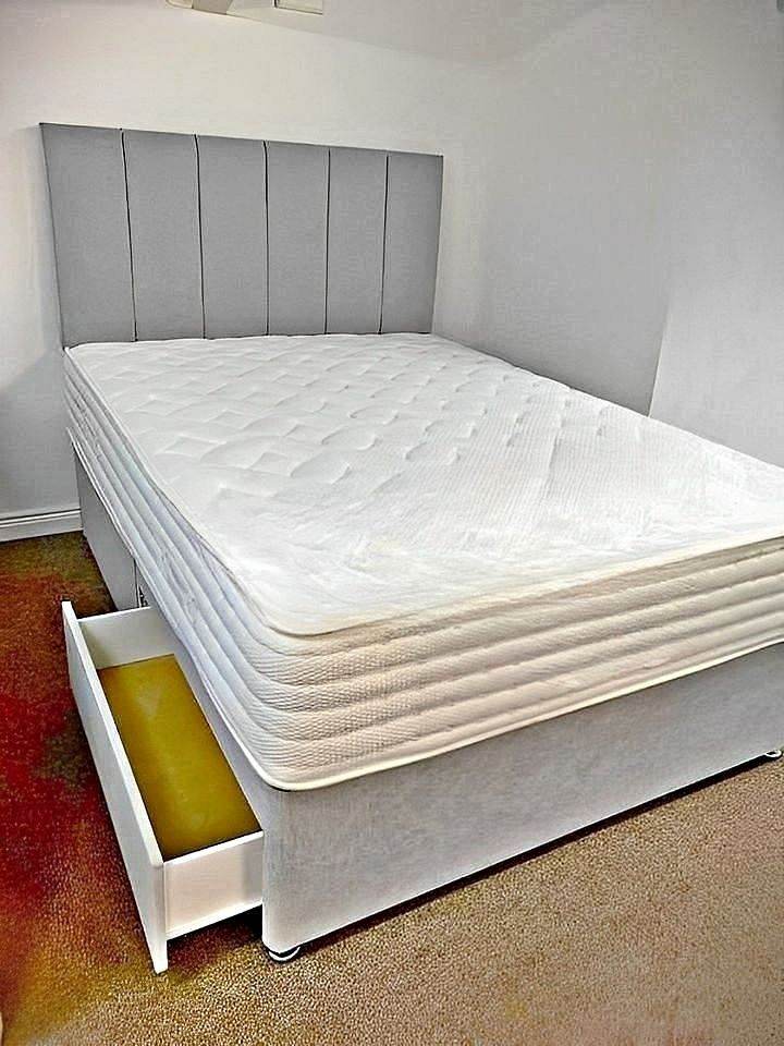 Order Now Double 4ft6 Divan Bed Base With Mattress Free Home Delivery Order Now C  O  D 🚚📞