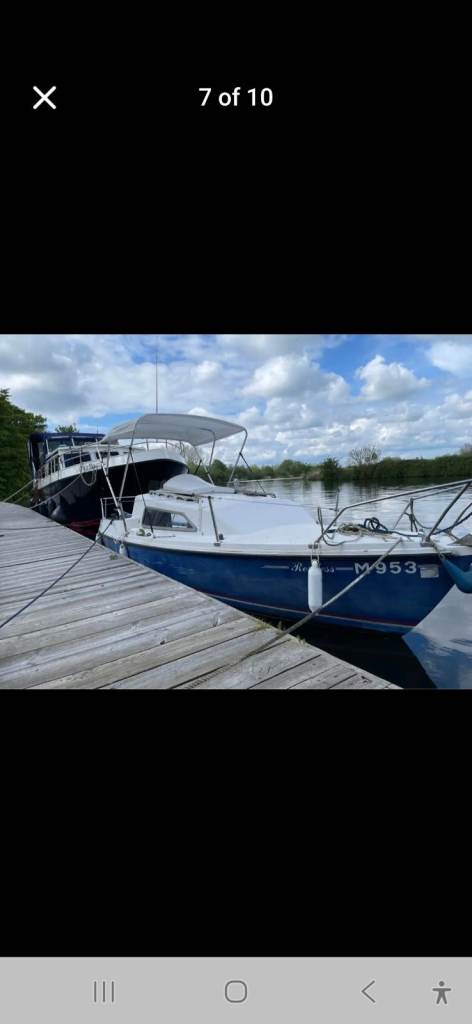 Prelude 19 (1974) GRP Hull Boat with Honda BF5 Outboard