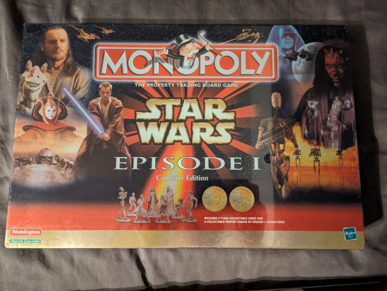 Monopoly Stars Wars Episode One Collectors Edition 1999