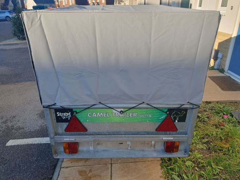 Camel swt171 4x3 trailer with extended mesh sides and New cover 