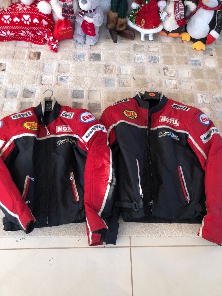 Textile motorbike jackets 