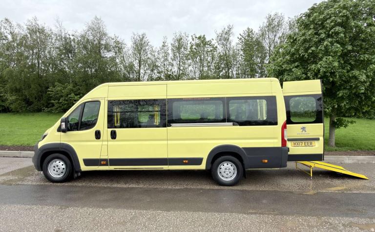 2017 Peugeot Boxer 2.2 L2H2 MINIBUS *NO VAT * LOW MILES* Wheelchair Accessible Vehicle WAV Minibu...