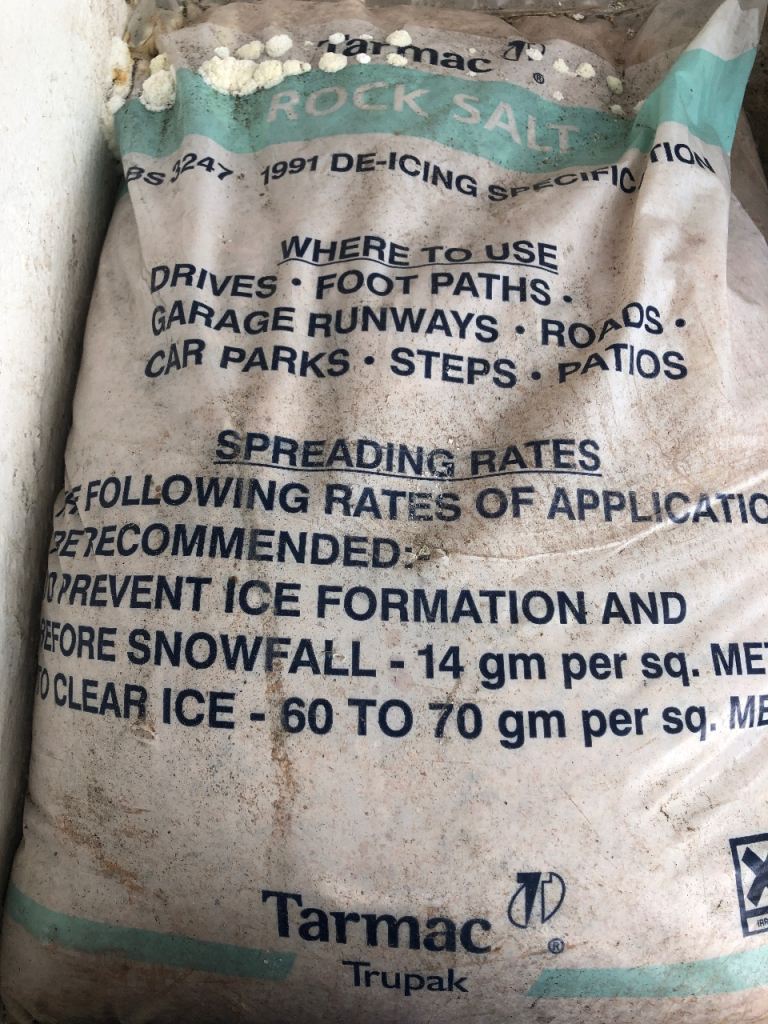 Large Bag of Tarmac Rock Salt – Good Condition