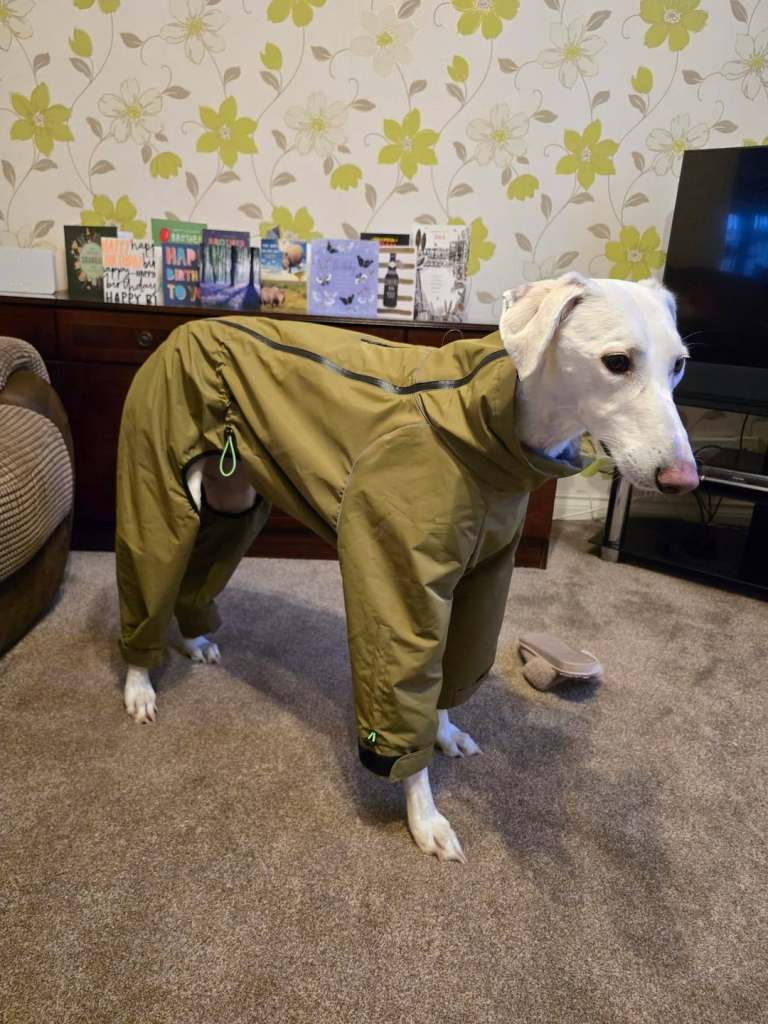 DryDogs Therma Luxe Fleece Lined Trouser Suit Coat 65cm New