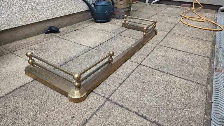 Antique Brass Fire Fender