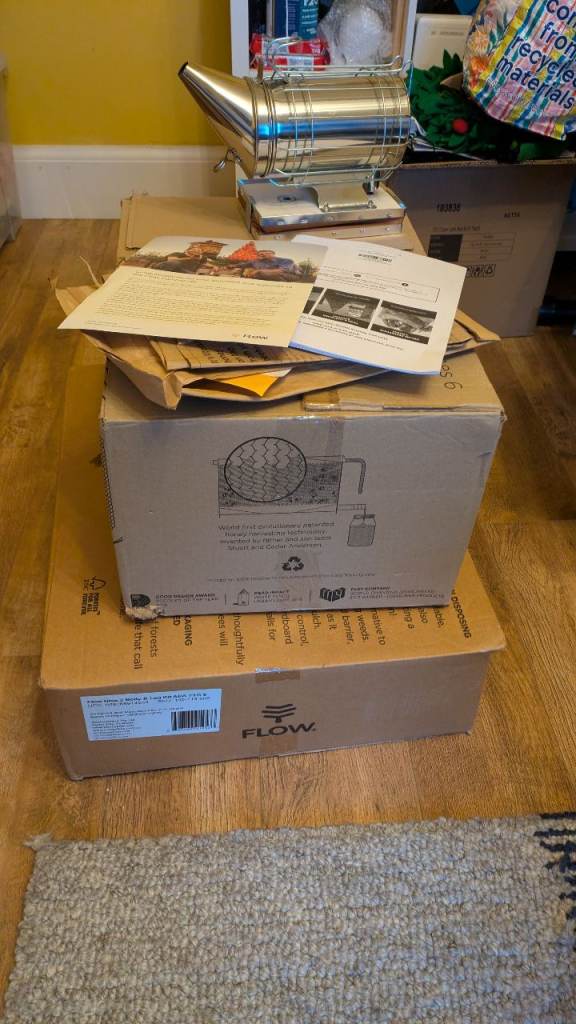 BNIB Bee Keeping Bee Hive Flow Hive 2 with multiple accessories.