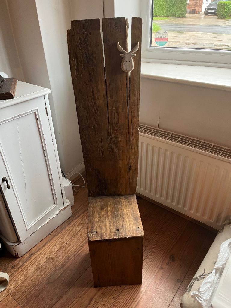 Whitby Driftwood Chair Plant Stand