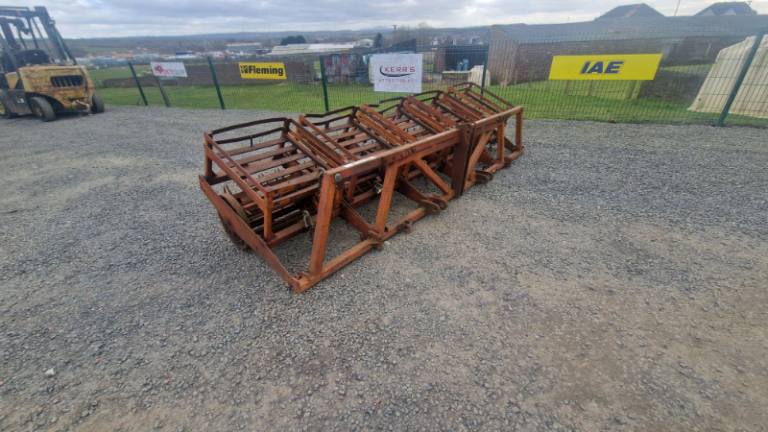 Tractor three point linkage 10ft sisis multi tiner aerator spiker 