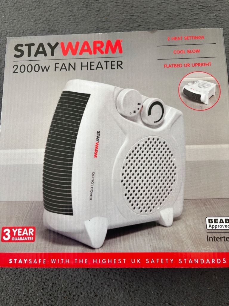 Staywarm 2000w Fan Heater